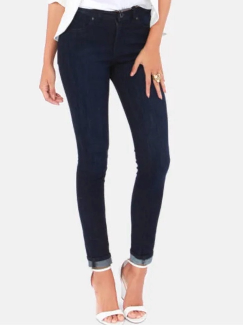 Volcom Women's Skinny Jeans - Dark Blue